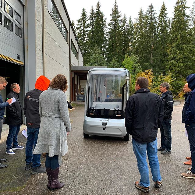 FABULOS demonstration in Tampere for @forumviriumhelsinki #autonomousdriving #remoteoperatedvehicle #fleetonomy #finland #tampere #vtt